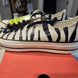 Converse Chuck 70 Low Glow-In-The-Dark Zebra Print Men's Casual A13438C SIZE 10